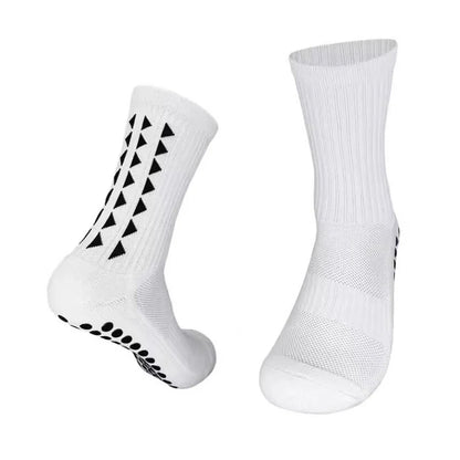 6 Pares de Calcetines Deportivos con Agarre para Fútbol y Deportes – Suela de Toalla para Rugby, Fútbol, Ciclismo, Running y Ejercicio