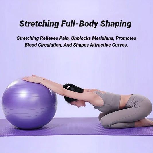 Pelota de Yoga Pilates Grande Soft PVC 45CM-95CM para Gimnasio - Pelota de Ejercicio para Entrenamiento Fitness, Engrosada y a Prueba de Explosión, Equipo de Balance para el Hogar.