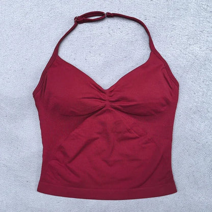 Conjunto Deportivo de 2 Piezas para Mujer

Top ajustable + shorts deportivos sin costuras