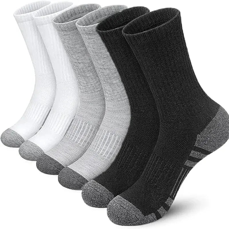 6/12 PARES DE CALCETINES PARA HOMBRE - CALIDAD PREMIUM, COMODIDAD Y AGARRE, TAMAÑO GRANDE, PARA GIMNASIO Y DEPORTES